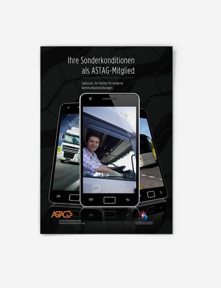 ASTAG Mitegliedschaft der Flyer zum MobileAbo